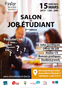 Affiche Salon du job étudiant 2017