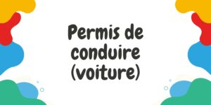 Permis de conduire de catégorie B (Voiture)